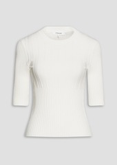 FRAME - Ribbed-knit top - White - XL
