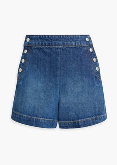 FRAME - Sailor Snap denim shorts - Blue - 34