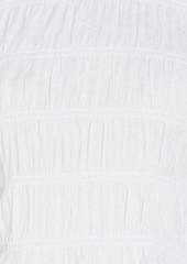 FRAME - Shirred cotton blouse - White - L