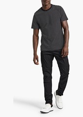 FRAME - Striped cotton-jersey T-shirt - Black - M