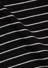 FRAME - Striped cotton-jersey T-shirt - Black - M