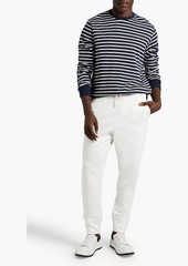 FRAME - Striped cotton-jersey T-shirt - Blue - XS