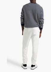 FRAME - Striped cotton-jersey T-shirt - Blue - XL
