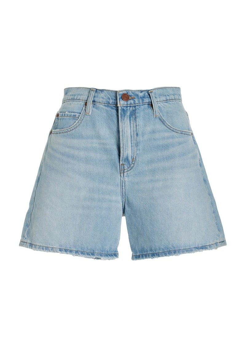 FRAME - The Easy High-Rise Denim Shorts - Blue - 30 - Moda Operandi