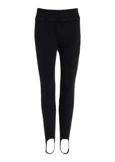 FRAME - The Jetset Stretch High-Rise Stirrup Skinny Jeans - Black - 2 - Moda Operandi