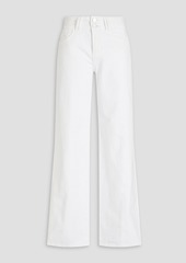 FRAME - Triple Binding high-rise wide-leg jeans - White - 23