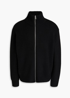 FRAME - Wool zip-up sweater - Black - S