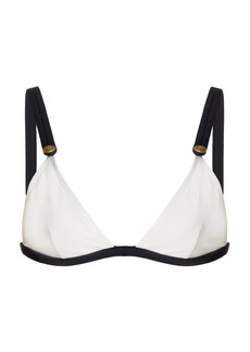 FRAME - x Ritz Bikini Top - White - S - Moda Operandi