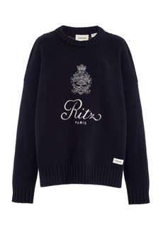 FRAME - x Ritz Cashmere Sweater - Navy - M - Moda Operandi