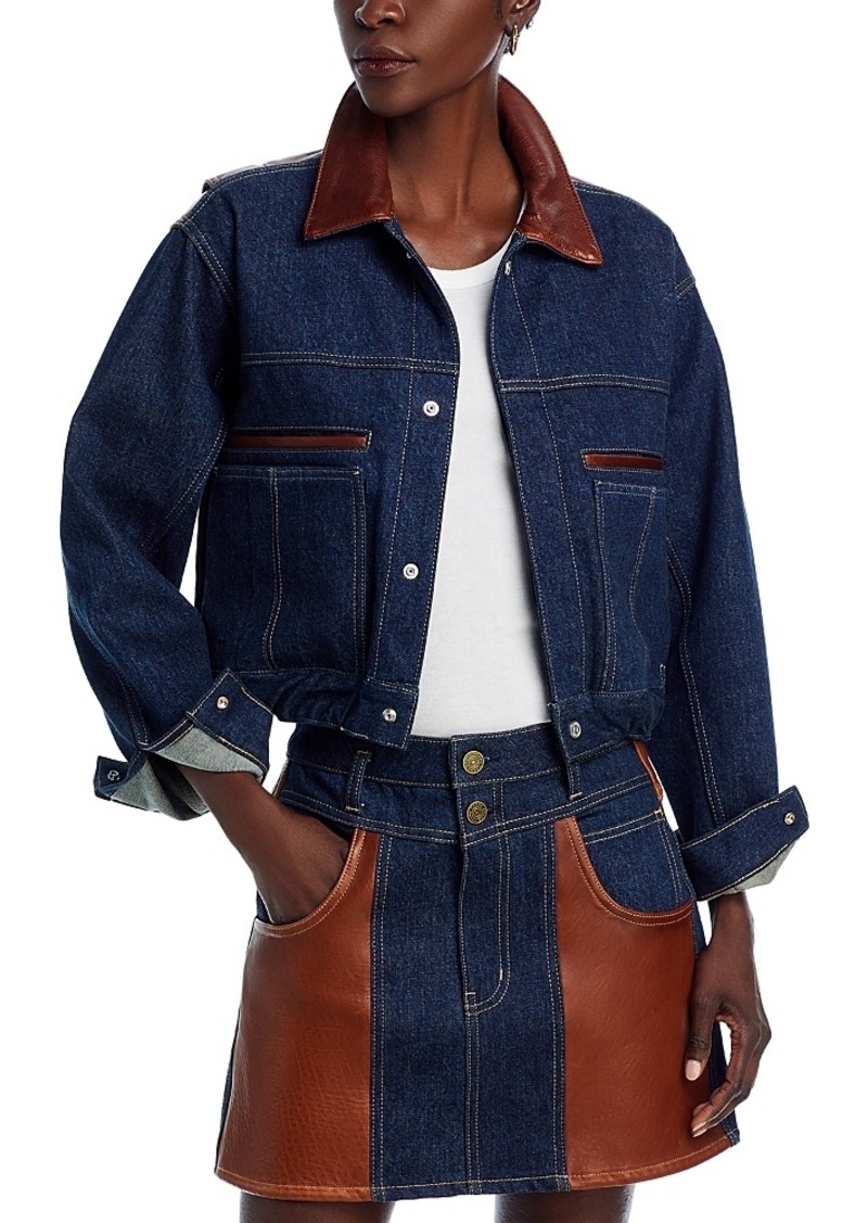 Frame Atelier Denim & Leather Jacket