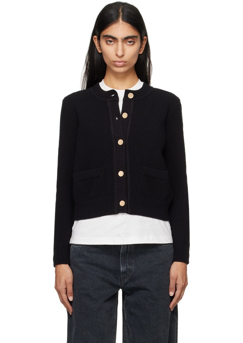 FRAME Black Compact Cardigan