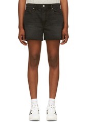 FRAME Black Denim 'Le Simone' Shorts