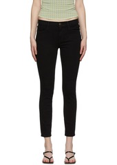 Frame Black 'Le Skinny De Jeanne' Crop Jeans