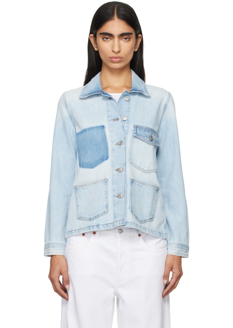 FRAME Blue Chore Denim Jacket