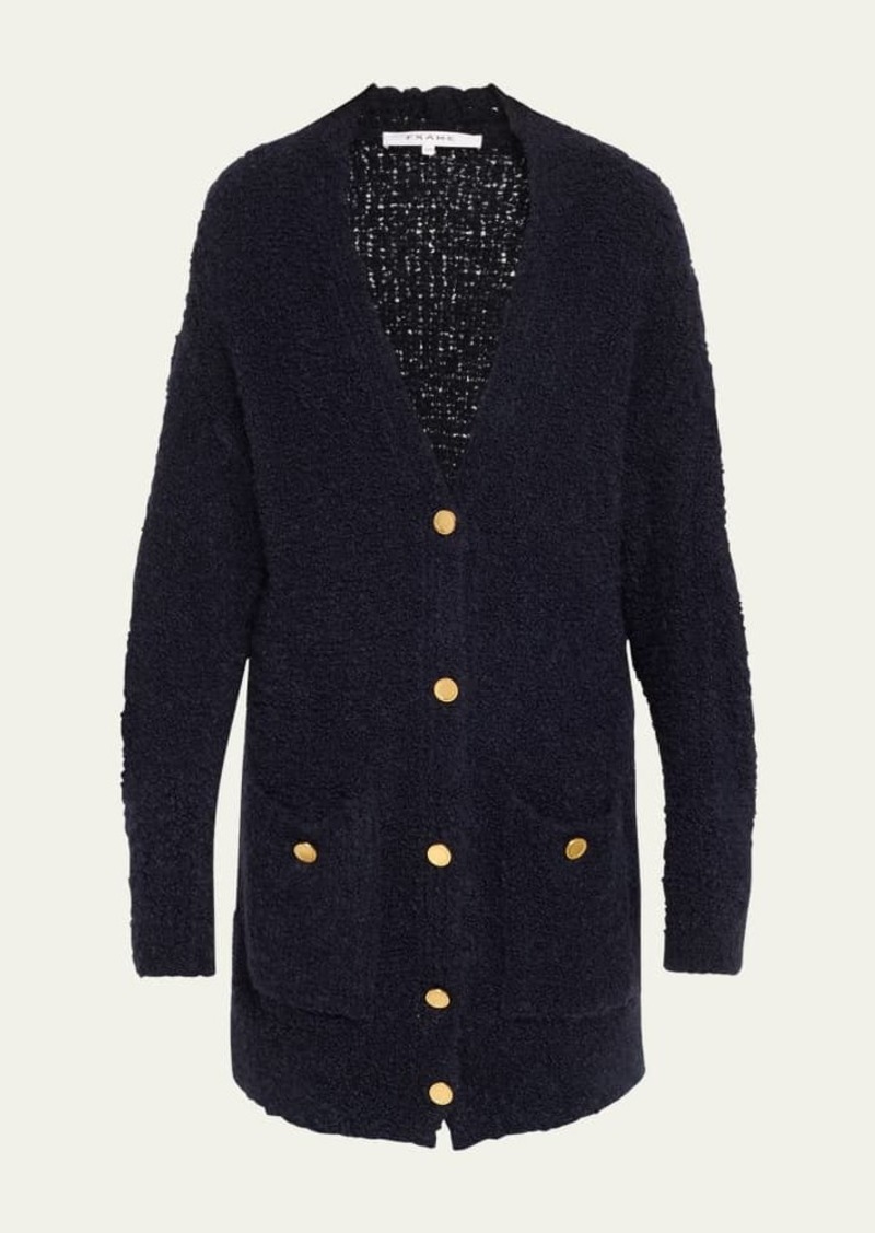 FRAME Boucle Boyfriend Cardigan