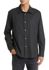 FRAME Brushed Flannel Button-Up Shirt
