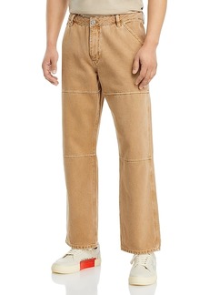 Frame Canvas Workwear Jeans in Dusty Khaki