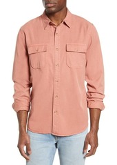 FRAME Classic Fit Double Pocket Button-Up Shirt in Aragon at Nordstrom