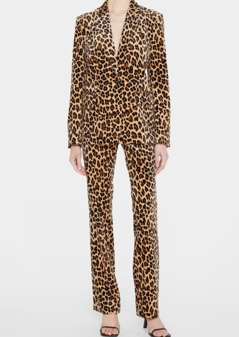 FRAME Classic Cheetah Blazer