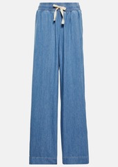 Frame Cotton and linen drawstring pants