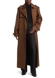 FRAME Wool Trench Coat