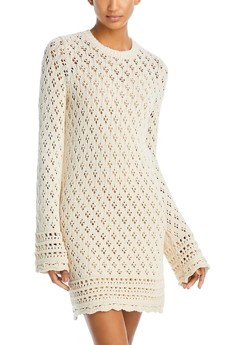 Frame Crochet Shift Dress