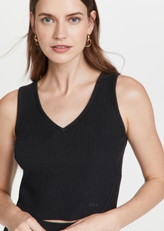 FRAME Crop Rib Sweater Tank