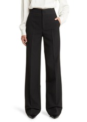 FRAME High Waist Wide Leg Trousers