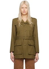 FRAME Khaki Safari Jacket