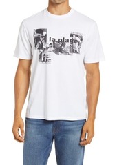 FRAME La Plage Graphic Tee in Blanc at Nordstrom
