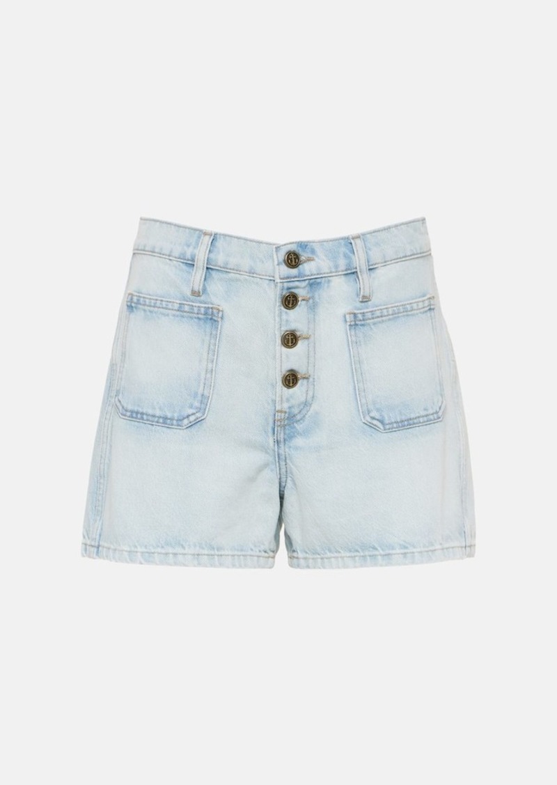 Frame Le Bardot denim shorts