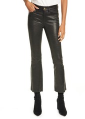 FRAME Le Crop Mini Boot Leather Pants