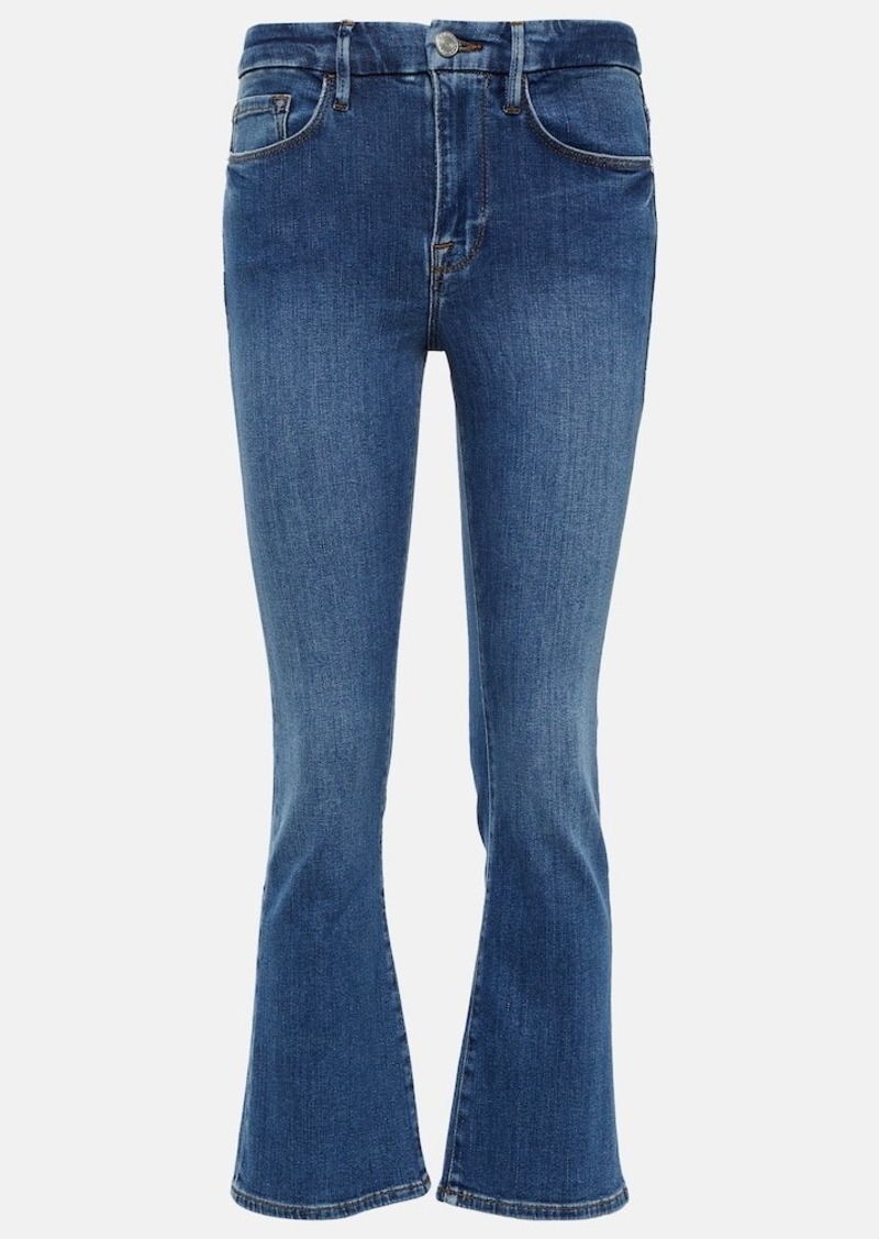Frame Le Crop Mini mid-rise bootcut jeans