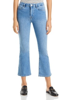 Frame Le Crop Mid Rise Cropped Bootcut Jeans in Jonah