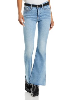 Frame Le Easy High Rise Flare Leg Jeans in Colorado