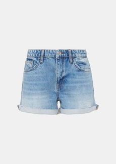 Frame Le Grand Garçon high-rise denim shorts