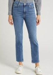 FRAME Le High Ripped Straight Leg Jeans