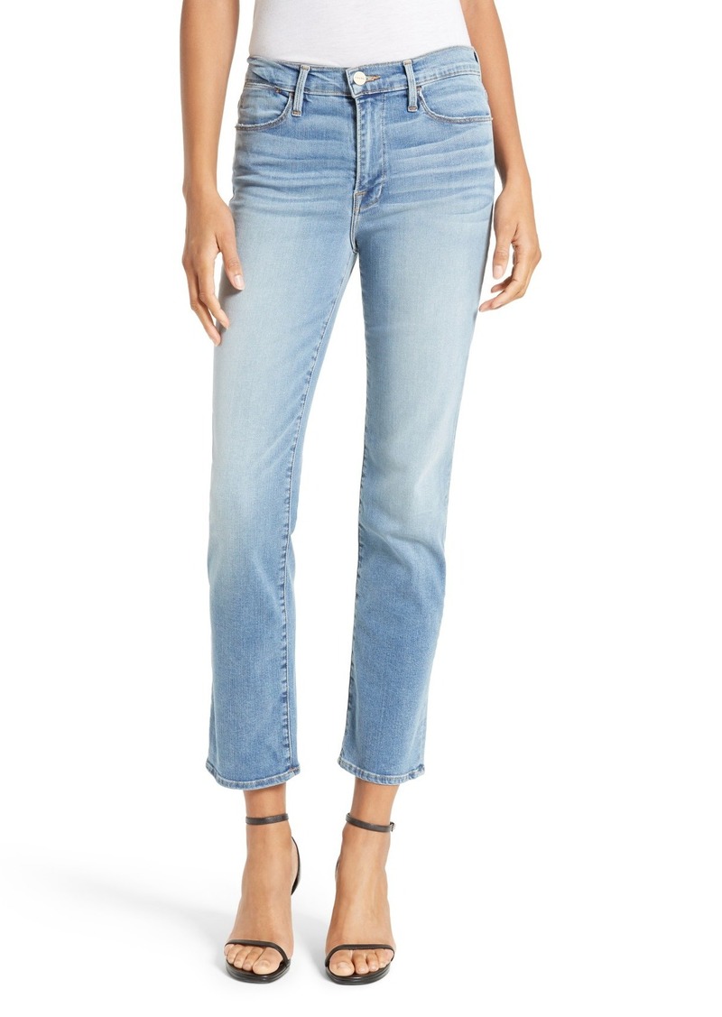 FRAME FRAME Le High Straight High Rise Crop Jeans (Kirkside) | Denim