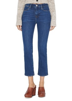 Frame Le High Rise Straight Ankle Jeans in Majesty