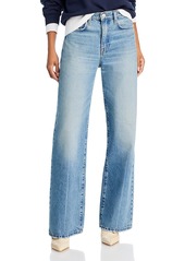 Frame Le Jane High Rise Wide Leg Jeans in Varsity