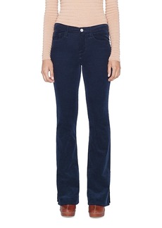 Frame Le Mini High Rise Bootcut Jeans in Navy