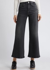 FRAME Le Palazzo High Waist Crop Wide Leg Jeans