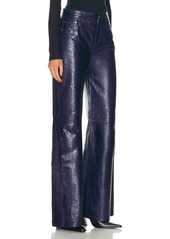 FRAME Le Palazzo Leather Pant