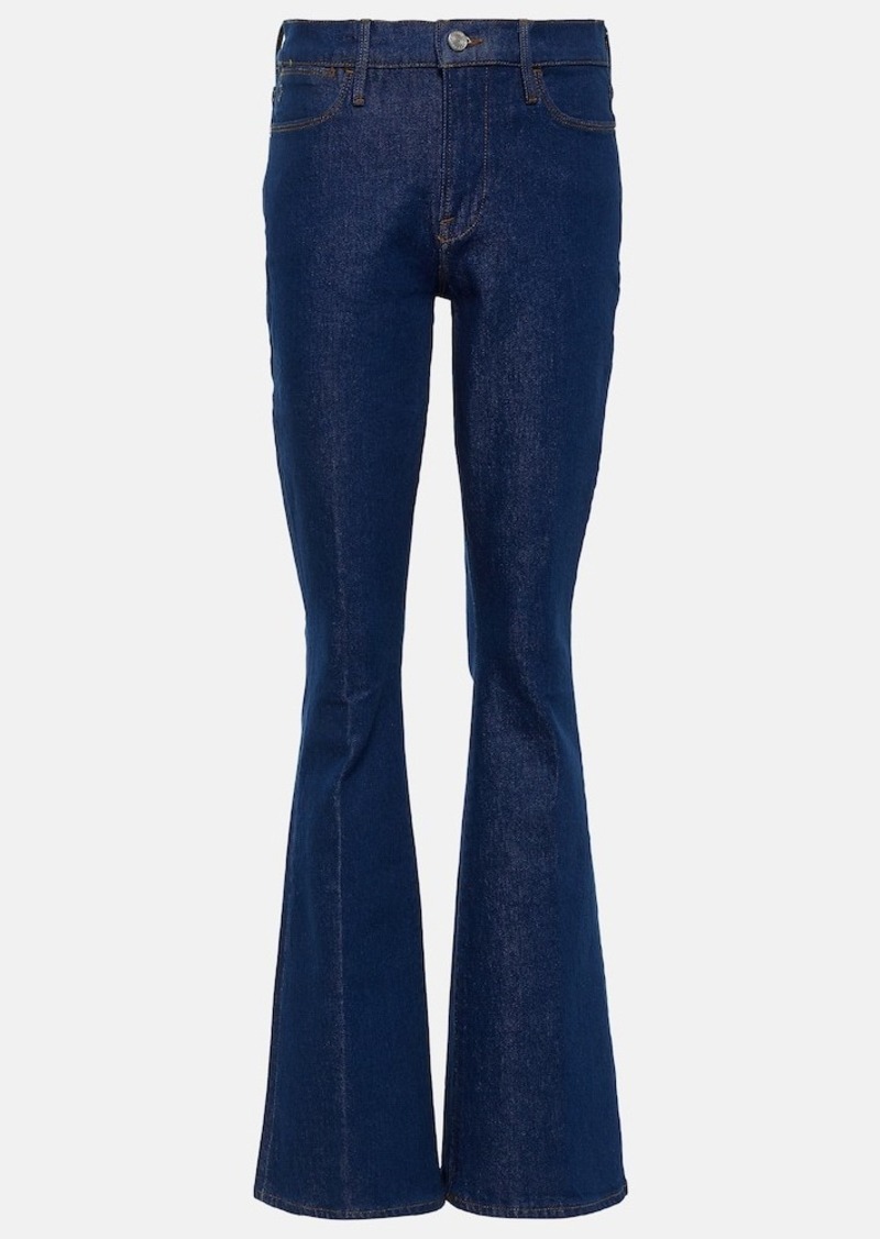 Frame Le Shape high-rise flared jeans