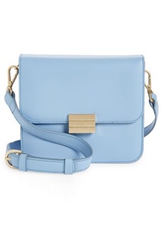 FRAME Le Signature Mini Leather Crossbody Bag in Chambray Blue at Nordstrom