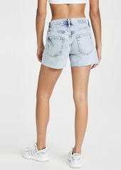 FRAME Le Simone Raw Shorts