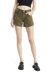 FRAME Le Super High Raw Hem Cutoff Denim Shorts