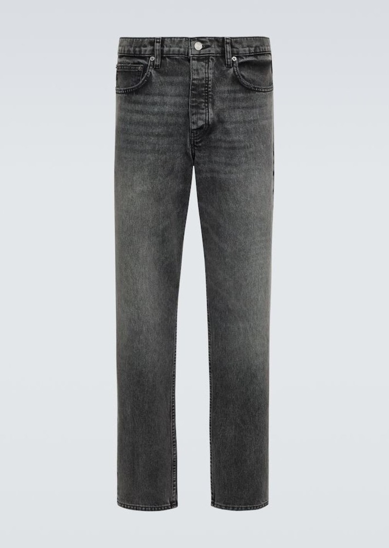 Frame Mid-rise straight jeans