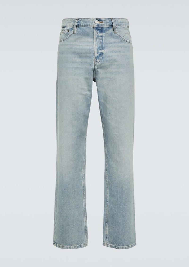 Frame Mid-rise straight jeans