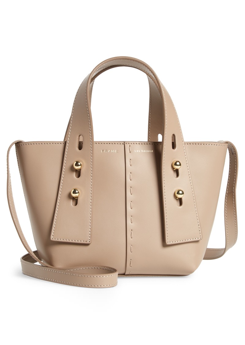 Mini Les Second Leather Crossbody Bag in Caf Au Lait at Nordstrom